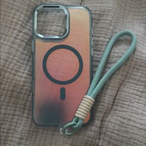 Transparent Phone Case with Strap